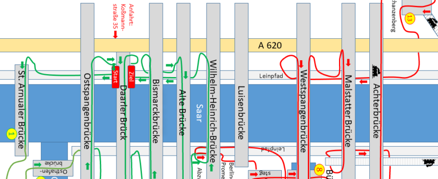 Online Anmeldung zum 2. saarBRÜCKENlauf 2018